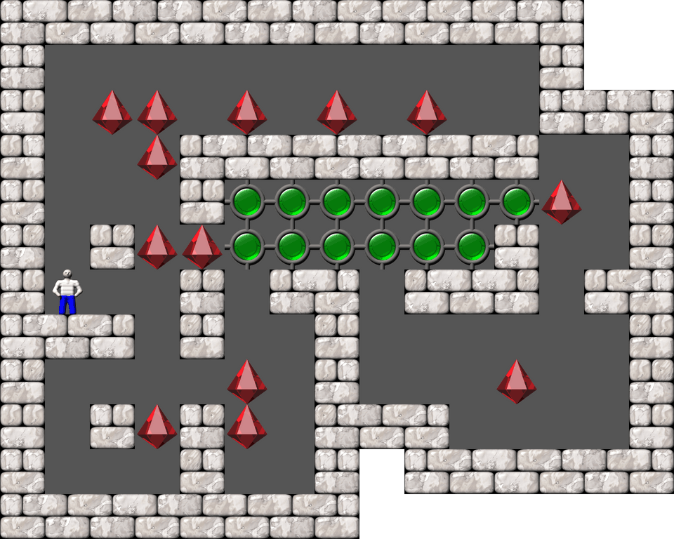 Sokoban A.K.K. Informatika level 16